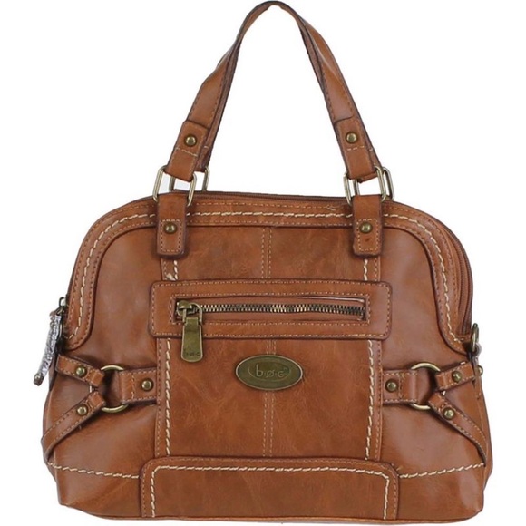b.o.c. Handbags - B.O.C. Brown Leather Satchel